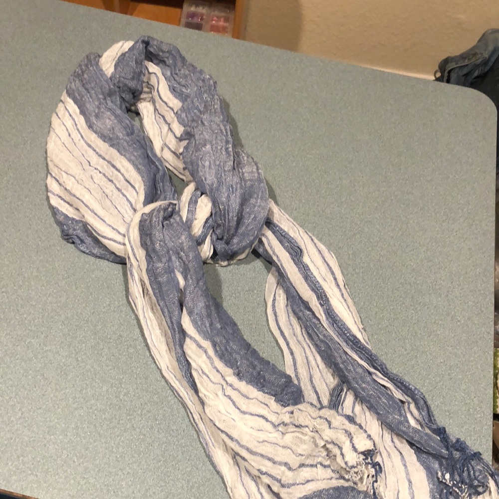 Lands’ End Striped Scarf